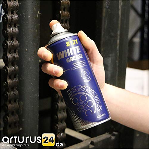 1 x 450 ml smeervet MANNOL White Grease - Afbeelding 4