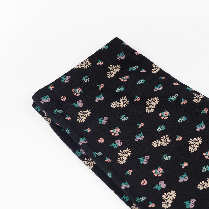 Image of ARIEL Cotton Printed Non-Transparent Regular Fit Ankle Length Leggings for Girls