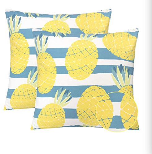 Homey COZY 82309-YELLOW-1818-2PK Accent Pillow, Multi 2 Count