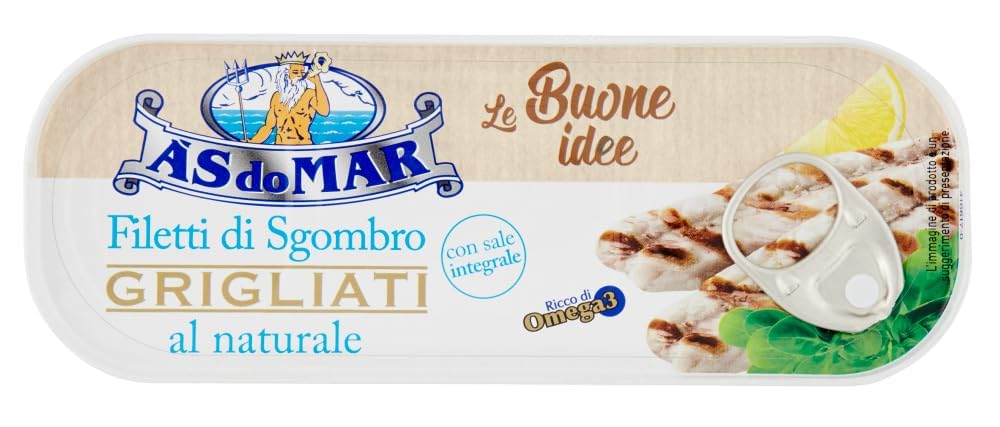 Italian Gourmet Filetti di Sgombro Grigliati, Makrele Dose 14 x 120g