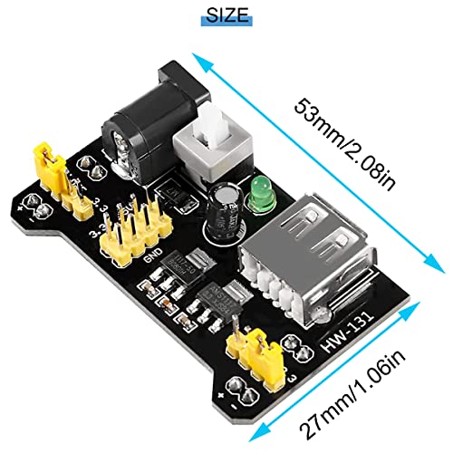 Youmile 4 pezzi 3.3V 5V Modulo di alimentazione