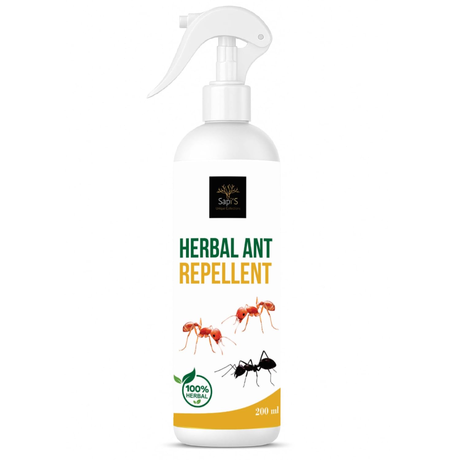 Sapi'S Herbal Ant Repellent Spray, 100% Natural Formula, 200ml, Indoor and Outdoor Use, Trigger Spray Bottle-image-19