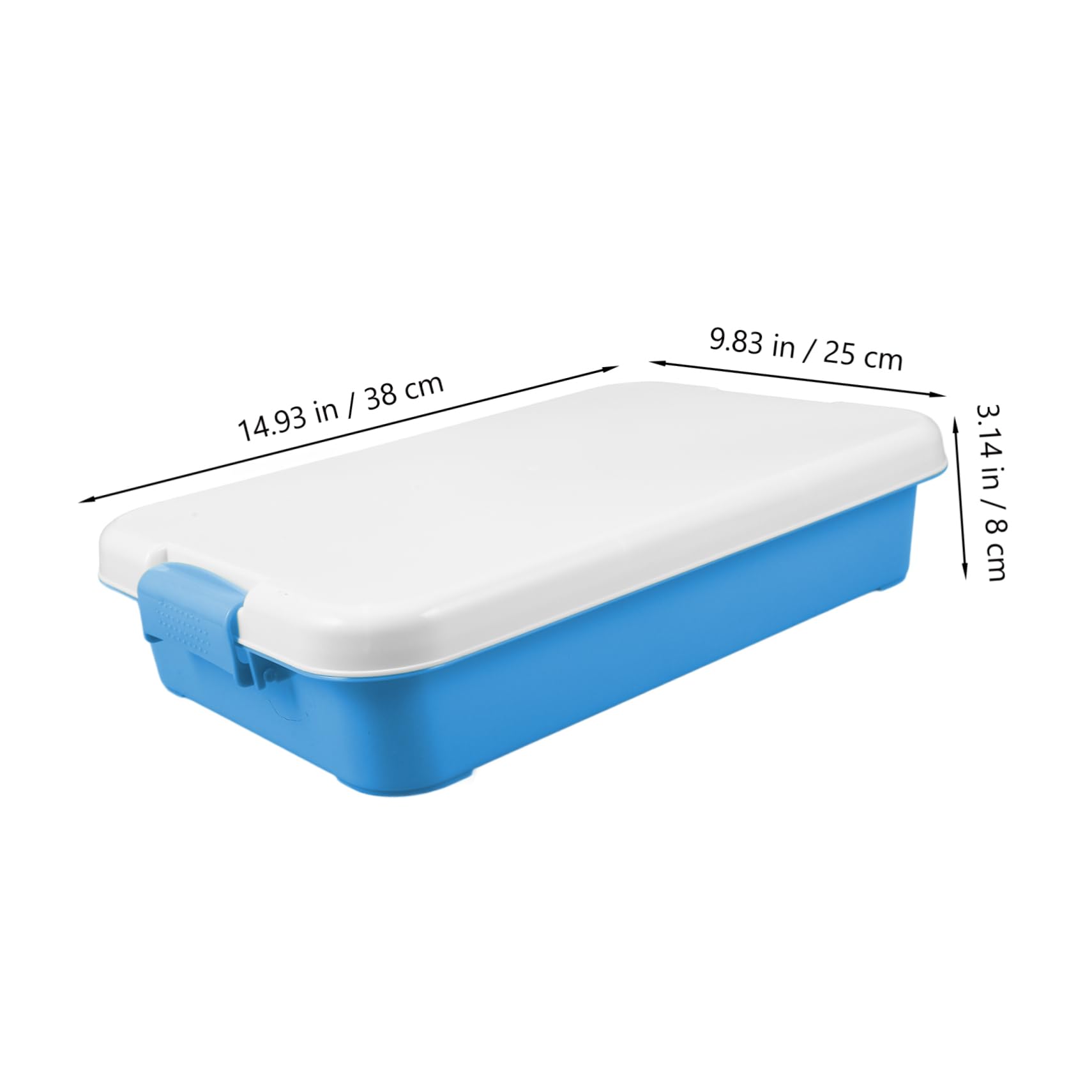 KICHOUSE Portable Lidded Sand Box for Multi Occasion Plastic Sandbox Tray for Outdoor Activities and Lightweight Storage for Beach and Backyard Play