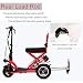 SPEED Mini Triciclo Eléctrico Plegable Scooter Eléctrico Adultos Litio Portátil para Discapacitados...