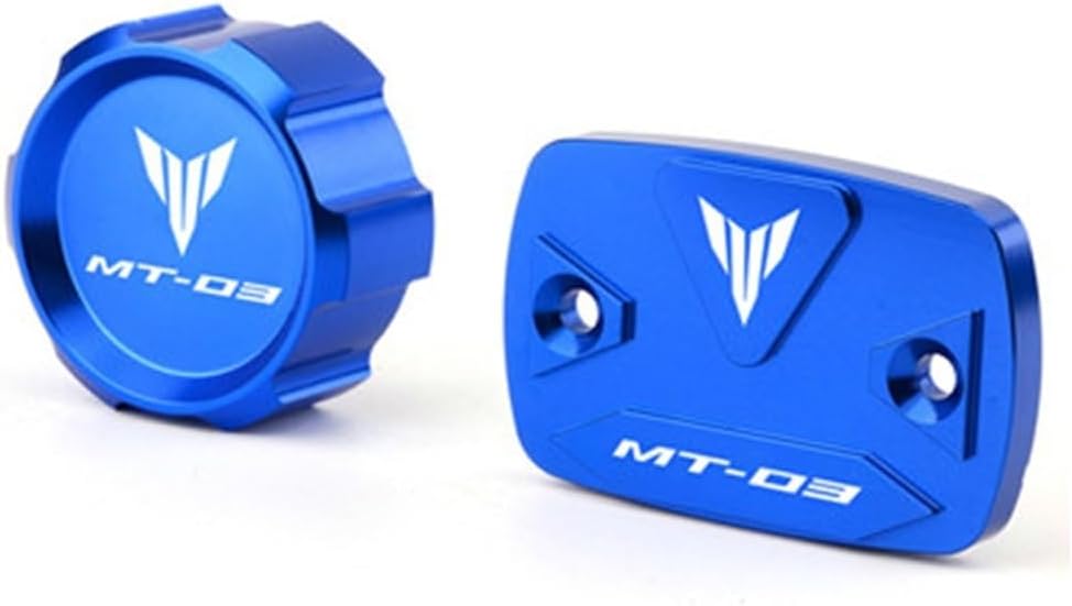 Motorcycle Oil Cup Cap Front & Rear Brake Fluid Cylinder Master Reservoir Cover Cap for MT03 MT-03 MT 03 2015 2016 2017 2018 2019 2020 2021