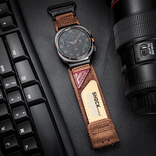 Image of Nylon Watch Band Compatible with Samsung Galaxy Watch Ultra 1 /2. | Millitary Nylon Strap Galaxy Watch Ultra -47mm for Men.