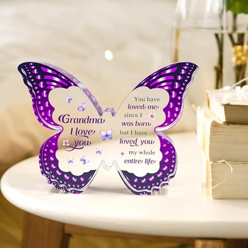 Decoración Acrílica Mariposa para Abuela miniatura 3