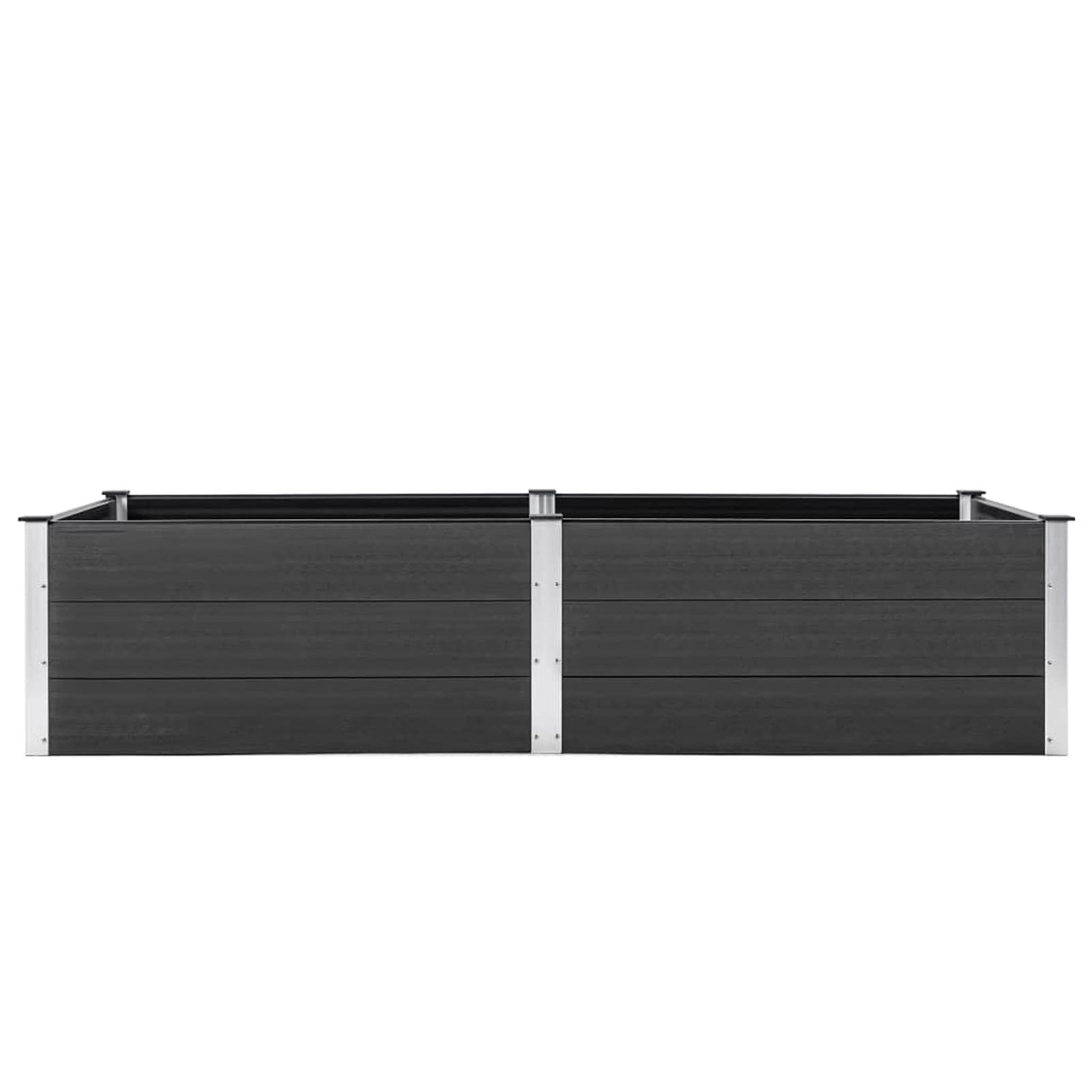 Chusui Arriate, Mesa De Cultivo, Huerto Domestico, Cultivo De Plantas Aromaticas, Arriate De Jardín, de WPC Gris 250x100x54 cm