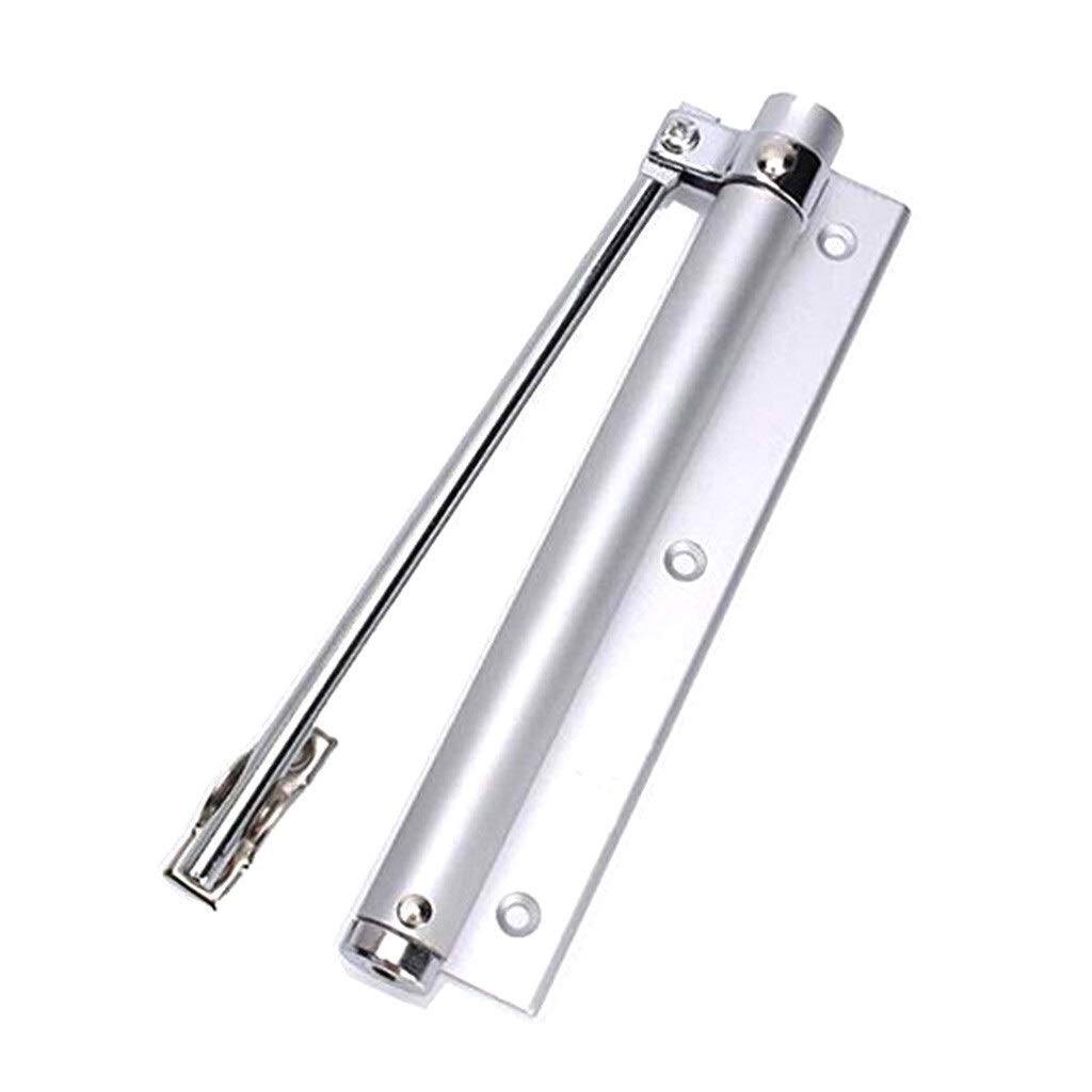 Cgjdfjhe One Color Automatic Door Self Closing Hinge Door Closer Single Spring Adjustable Surface Mounted Automatic Closing Door Closers