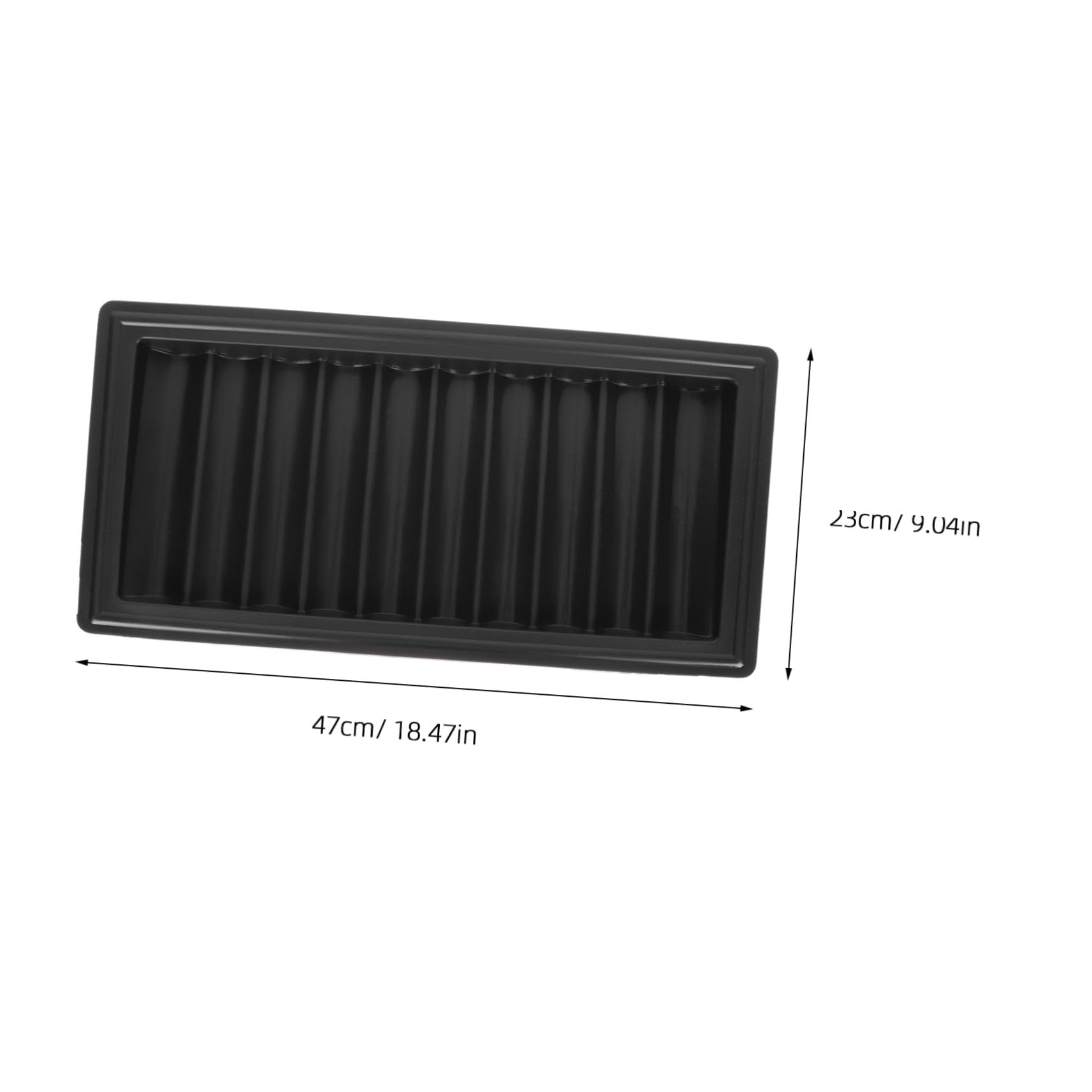Uonlytech Vassoio Porta Fiches Poker in Plastica Resistente per Gettoni Organizer per Casa e Negozio Supporto per Fiches Hold Custodia Salvaspazio e Protettiva