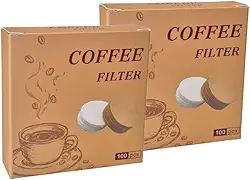 Mega-XT, Filtros de Papel 64 mm para Cafeteira Aeropress, YuroPress e Similares (200 Filtros)