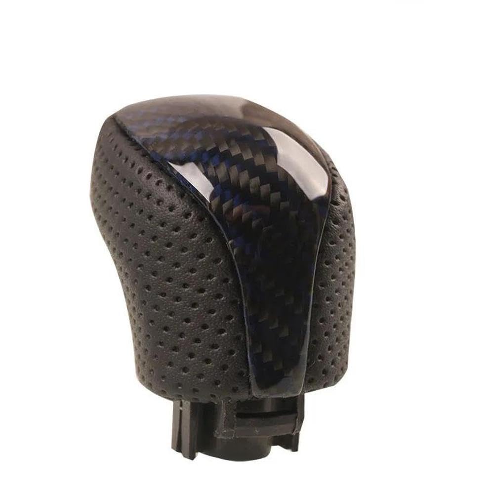 Poanbcgy Blue Shift Ball Joint Real Carbon Fiber Gear Shift Knob For Toyota Reiz Mark X 2010 2011 2012 2013 2014 2015 2016 2017(Blue)
