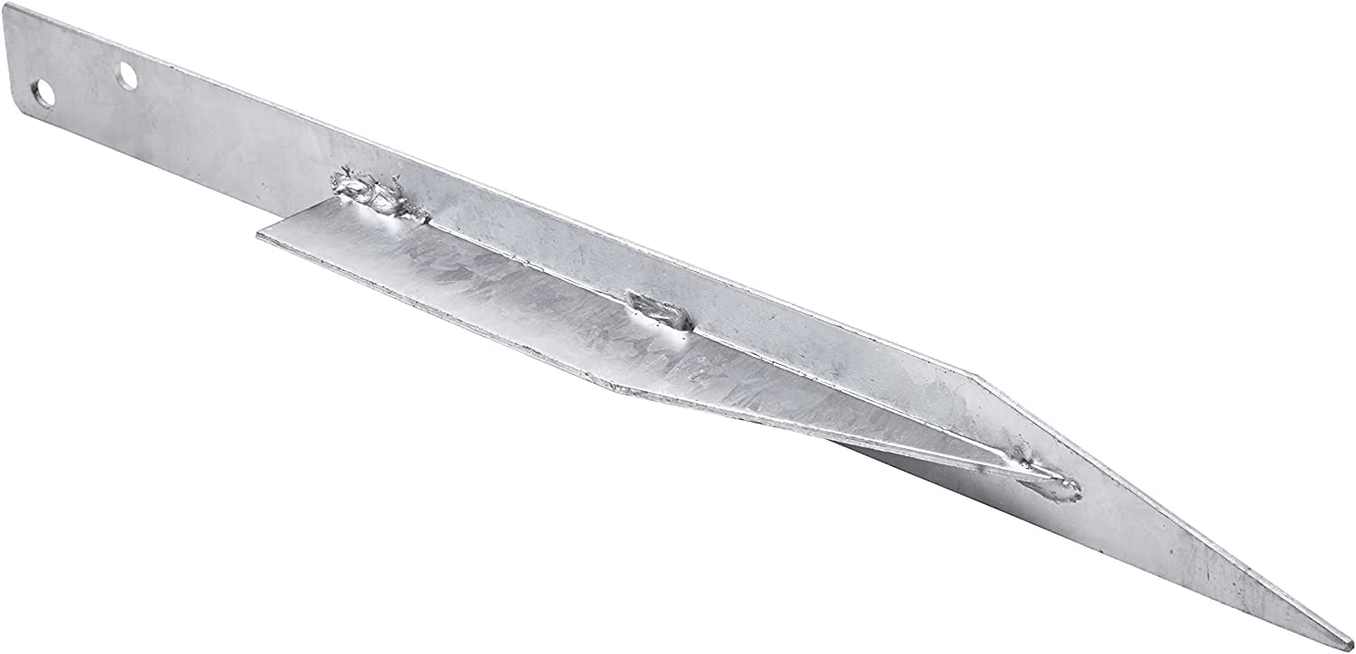 TRIBECCO® 4 ancrages au sol pour balançoire, 8 vis Torx à bois, ancrage au sol, balançoire, pour stabilisation, ancrage au sol pour maisons de jeu, tours de jeu, balançoires, etc.