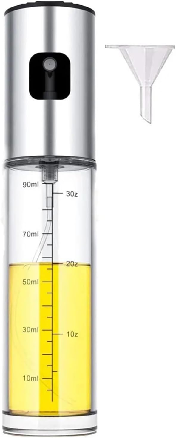 Oil Dispenser Bottle 100ml Spray Mister Glass For Salad, BBQ, Baking, Roasting Kitchen Cooking Essentials