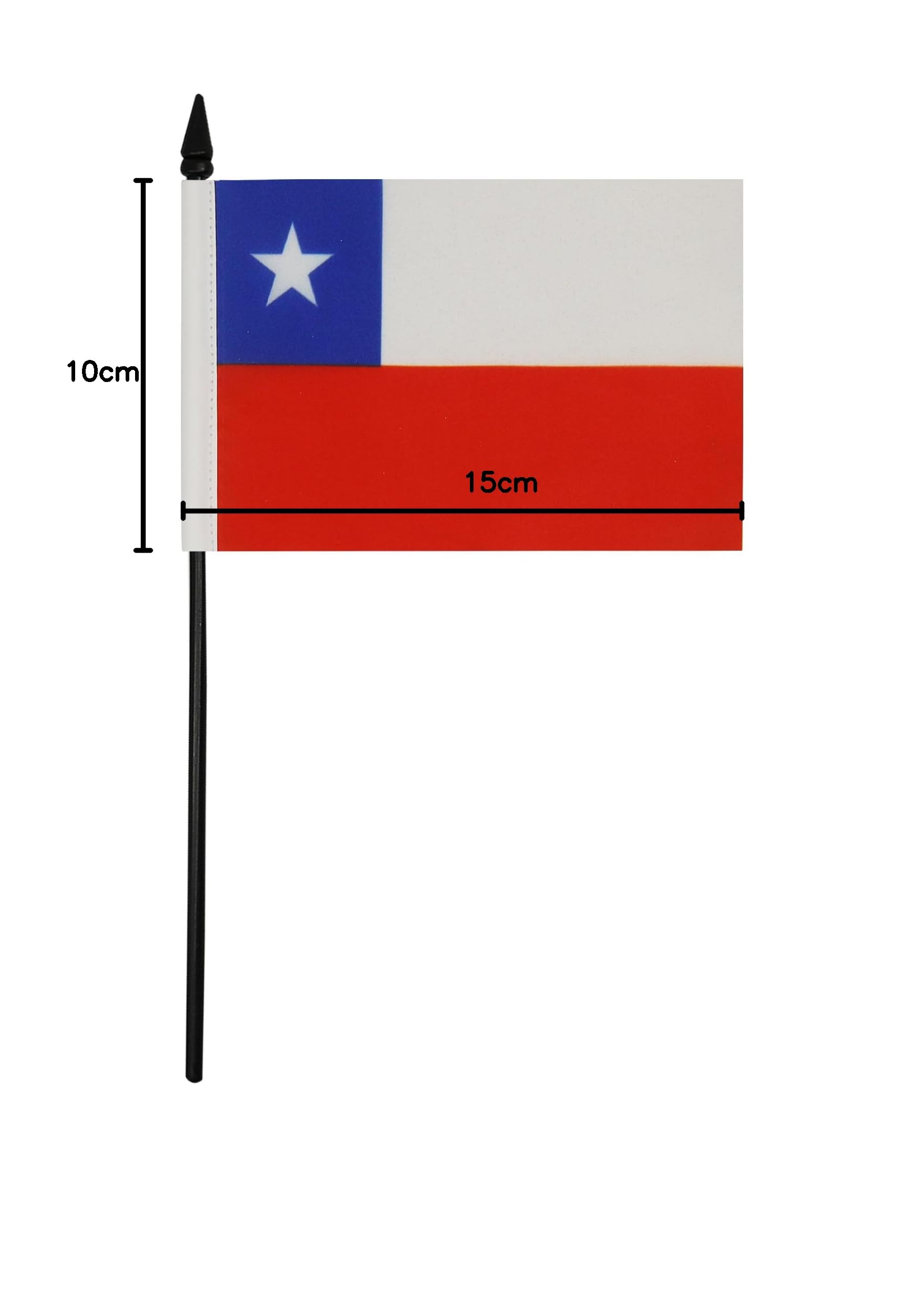 Drapeau Du Chili Drapeau Chilien En Illustration Vectorielle En