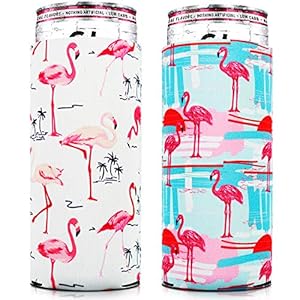 Skinny Can Cooler [ 2 Pack ] Slim C...