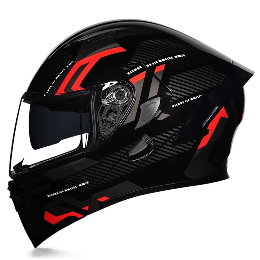 Count Black Red - Transparent Visor