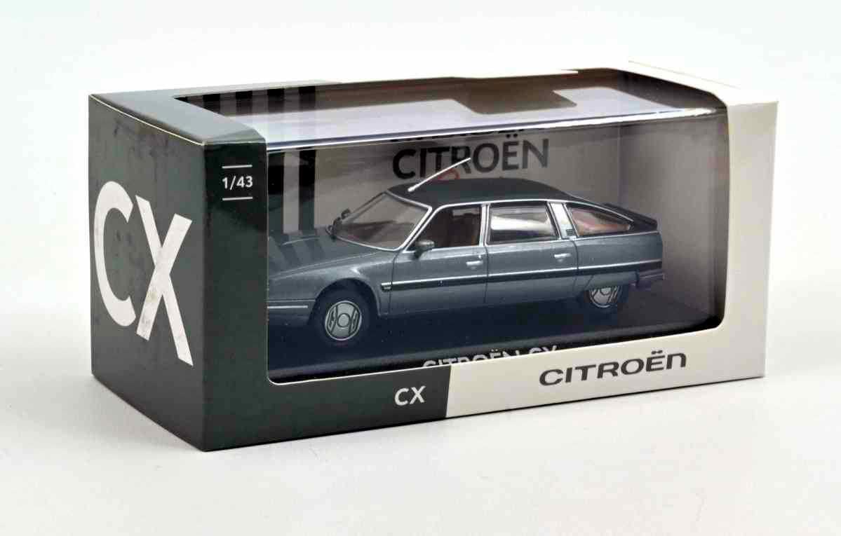 NOREV Citroen CX Turbo 2 Prestige de 1986 Gris Métallisé Voiture de Collection 1/43 Métal