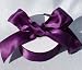 1.5" x 25 Yards Eggplant Purple Wired Double Face Satin Ribbon