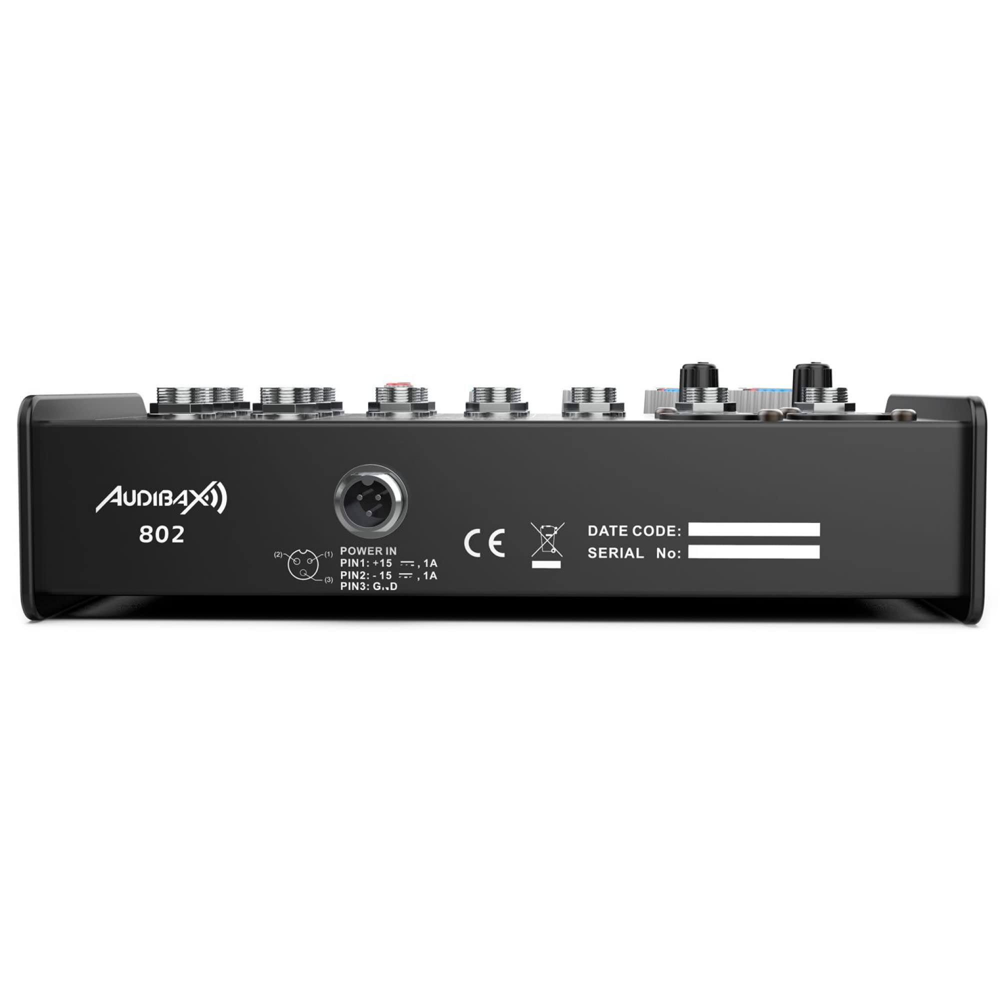 Audibax 802 Mesa Mezclas 6 Canales