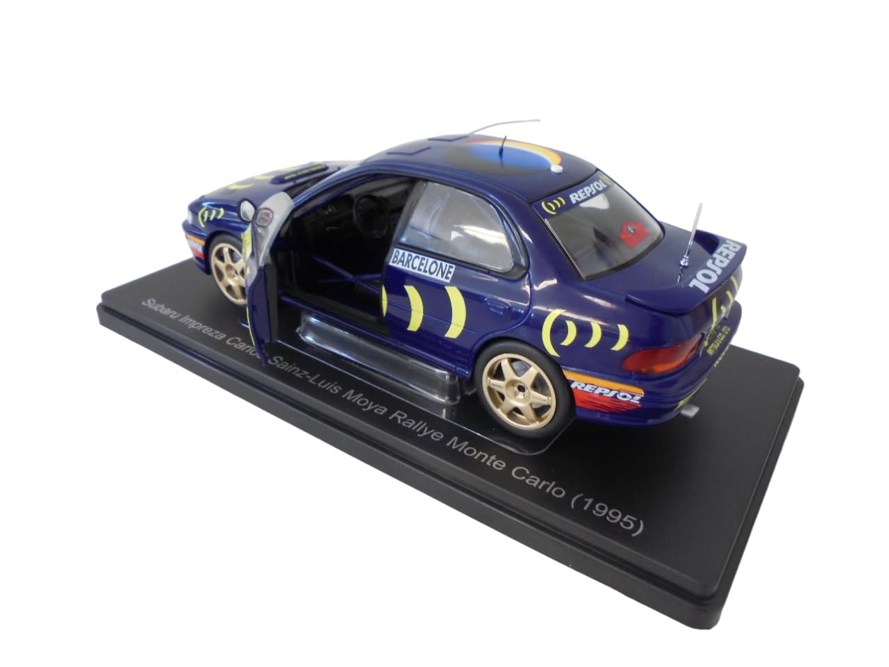 OPO 10 Auto in Miniatura 1/24 Compatibile con Subaru Impreza Carlos Sainz Rallye Monte Carlo (1995) - Modellino Auto VQJ182