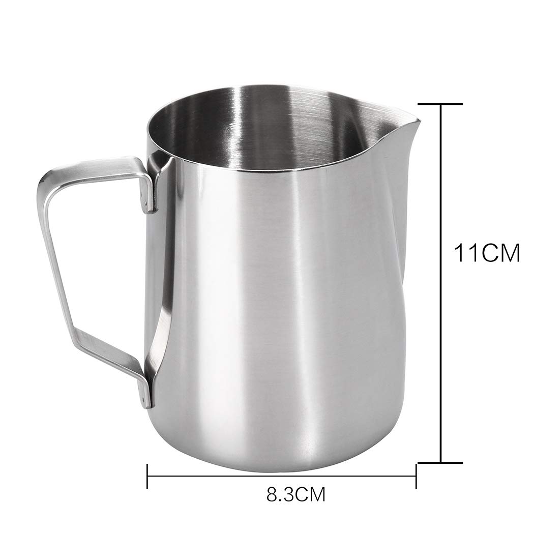 Bricco da latte Lattiera Acciaio Inossidabile Brocca Fumante Latte Art Tazza Per Caffè Espresso Cappuccino Con Termometro 600ML