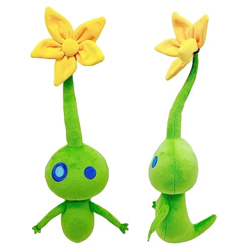 Vadkind Pikmin Plush, 16.5inch Glow Pikmin Plushies Toy for Game Fans Gift, Cute Stuffed Animal Doll for Kids Boys and Girls - Glow Pikmin