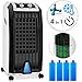 Produktbild KESSER® 4in1 Mobile Klimaanlage | Klimagerät | Ventilator Klimaanlage | 7 L Tank Timer 3 Stufen | Ionisator Luftbefeuchter | Luftkühler | Weiß/Schwarz