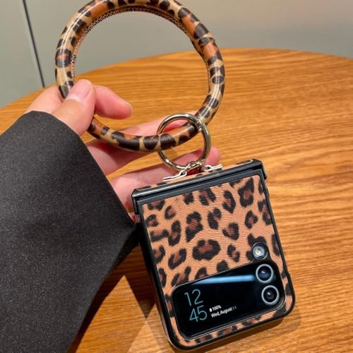 Protection cuir léopard Galaxy Z Flip 3 chic et antichoc - 2