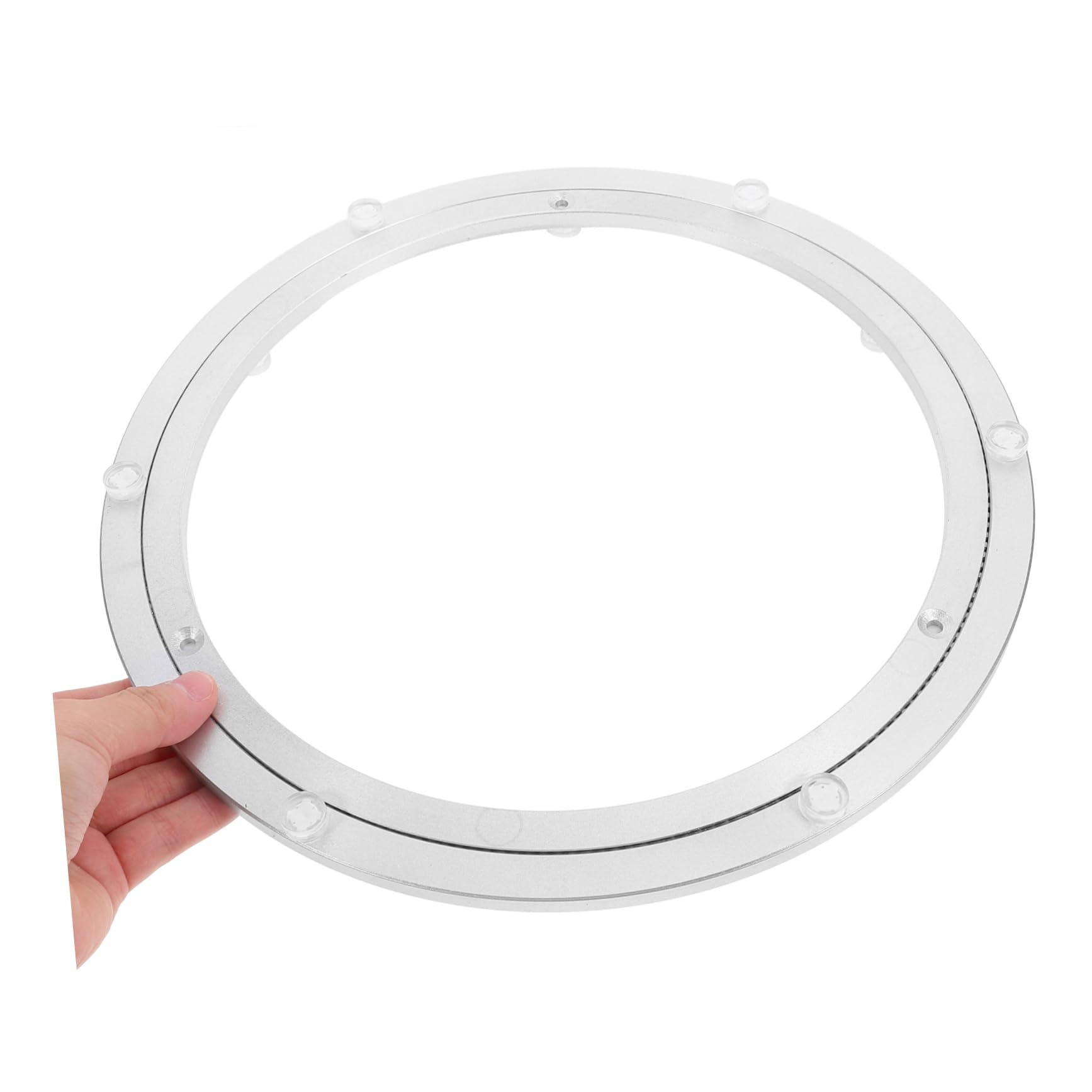 BESTYASH Plateau Tournant Aluminium Roulements Silencieux Base Pivotante Pour Table à Manger Et Présentoirs De Cuisine Support Et Réutilisable