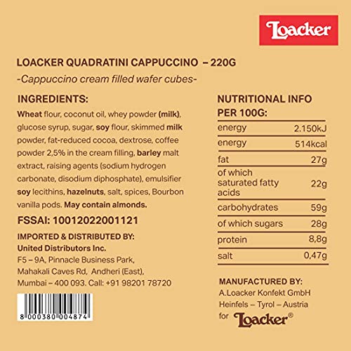 Image of Loacker Italian Cappuccino - 220g