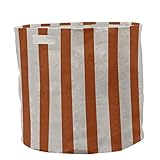 【正規輸入品】 pehr 小物入れ Storage Bin Stripe Orange 2501SO