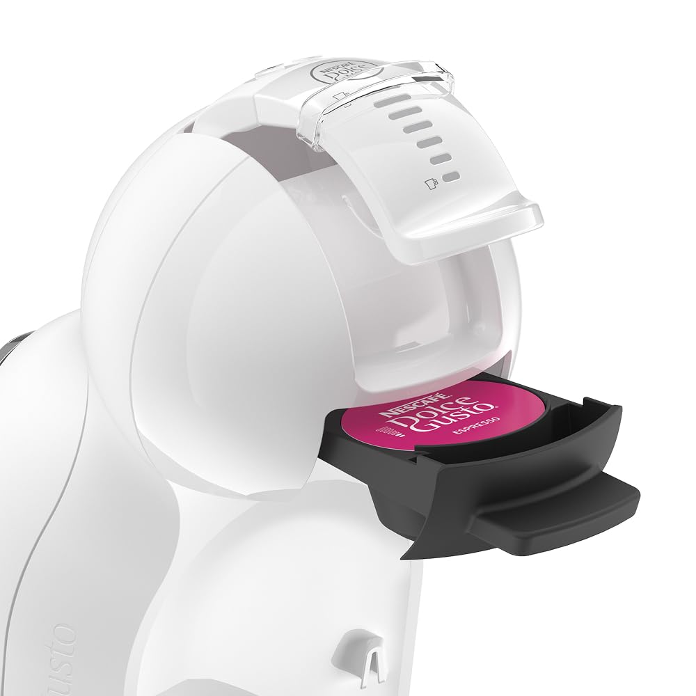 De'Longhi Nescafé Dolce Gusto Mini Me 2 kompaktowy ekspres do kawy na kapsułki, automatyczne wyłączanie, gorące i zimne napoje, ciśnienie 15 bar, biały (EDG335.W)