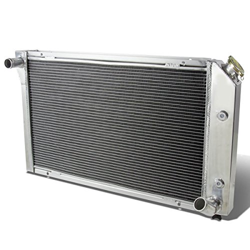Image of DNA Motoring RA-CCV877-3 3-Row Full Aluminum Radiator Compatible with 77-82 Corvette V8 MT,26.25 inch x 16.75 inch x 2.25 inch,1.5 inchInlet /1.625 inchOutlet