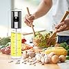 Nebulizzatore Olio Da Cucina JOPHEK - 100ml In Vetro E Acciaio, Per Friggitrice Ad Aria, Insalate - Foto 12
