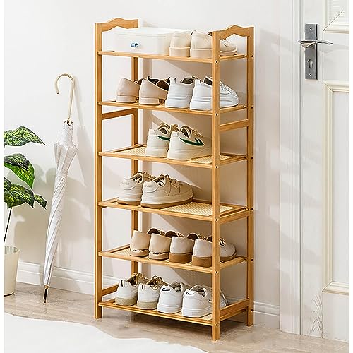 Genérico Estante de Almacenamiento Organizador de Zapatos Independiente de Alambre de Metal, Ahorro de Espacio para Dormitorio, Armario, Entrada (80 cm de Ancho x 24 cm de Profundidad x 20,5 cm de al