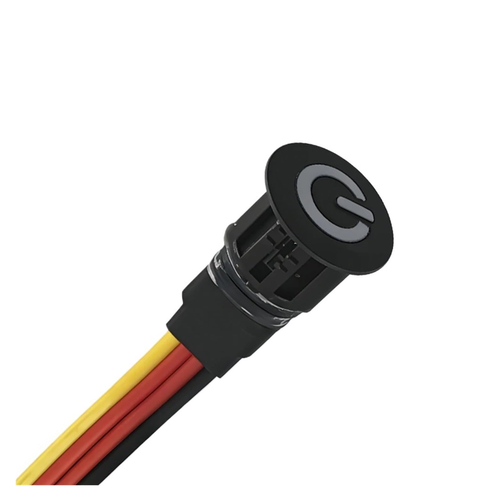 10mm 16mm przycisk czujnika dotykowego domu ściemniacz przełącznik kontrolera dla DC5V 12V 24V Smar Home taśma Led kontroler ściemniacza LED(10T Black,L,5pcs)