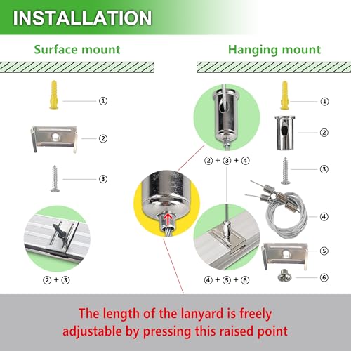 Image of Skymoatled 12Pack 4FT LED Shop Light Garage Lights,50W 6000K 7500LM White Light,Hanging /Surface Mount,Plug and Play,Linkable T8 LED Shop Lights,Commercial Bay Lighting for Warehouse Workshop Basement
