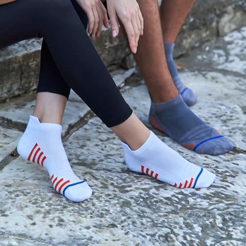 GoWith 6'lı Bambu Renkli Spor Desenli Güçlendirilmiş Yıkamalı Kutulu Dikişsiz Koşu Yürüyüş Spor Performans Kısa Fit Patik Erkek Çorap 3150 - Görsel 2