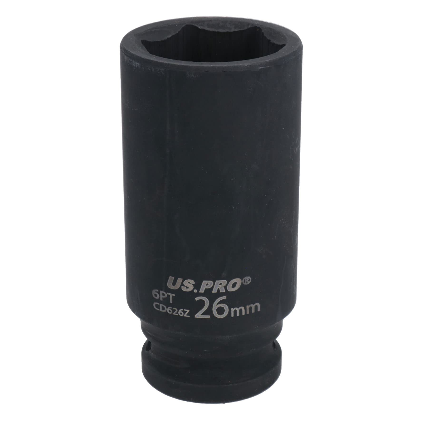 Ab Tools 26Mm 1/2In Drive Deep Metric Impact Socket 6 Sided Single Hex