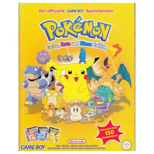 Pokemon - Lösungsbuch (rot, blau, gelb)