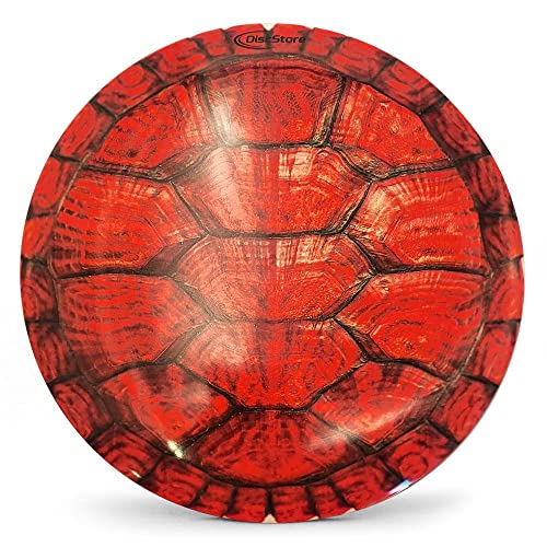 Discraft ESP Buzzz Supercolor Midrange Disc Golf Disc - Custom Design Discraft Discs - Straight Flying and Great for All Skill Levels - Free Mini Marker Included - Turtle Red Shell