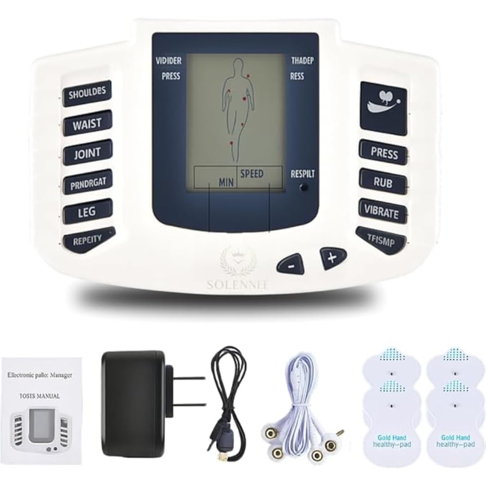 Aparelho Eletroestimulador De Fisioterapia Massageador Elétrico Profissional com
