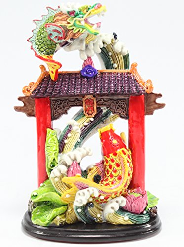 ???? Feng Shui Dragon Gate Waterfall for Courage...