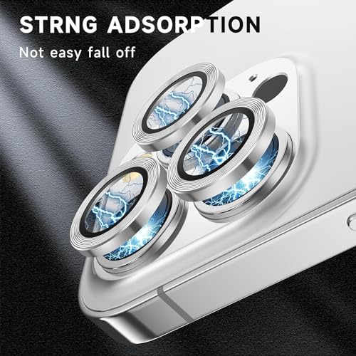 Image of DD SON Back Camera Lens Protector Tempered Glass for iPhone 13 Pro /iPhone 13 Pro Max (Silver) Case Friendly with Edge to Edge Coverage and Easy Installation Kit, Pack of 1