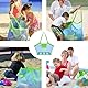 Sandspielzeug Tasche,Matschküche Zubehör Strandspielzeug Kinder Strandtasche Strand Spielzeug Netztasche Beach Bag,Mesh Sandkasten Netz Aufbewahrung Faltbar Wasserspielzeug,für Urlaub Outdoor (Blau)