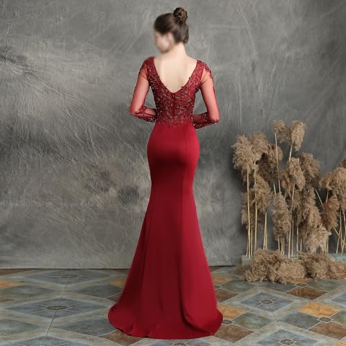 Robe de soirée de banquet 4XL coupe ample confortable - 6