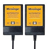 Trickle Charger, Mroinge 12V Automatic Smart Battery Charger and Maintainer, 1000mA Battery Float Charger - MBC010 [2-Pack]