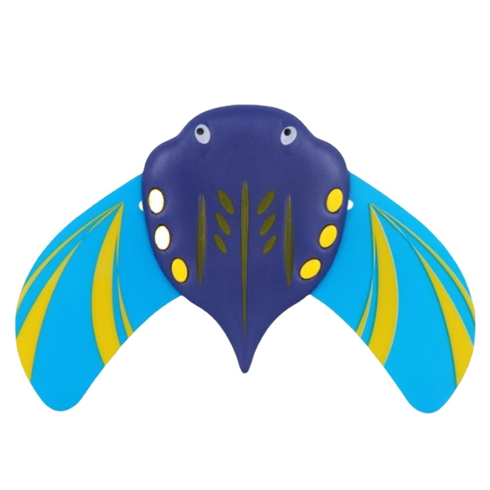 JOAASU Underwater Glider, 33 x 17 cm Large Stingray Underwater Glider Diving Toy, Water-powered Stingray Gliders with Adjustable Fins for Swimming Pool & Water Games, Self-propelled Diving Pool Toy