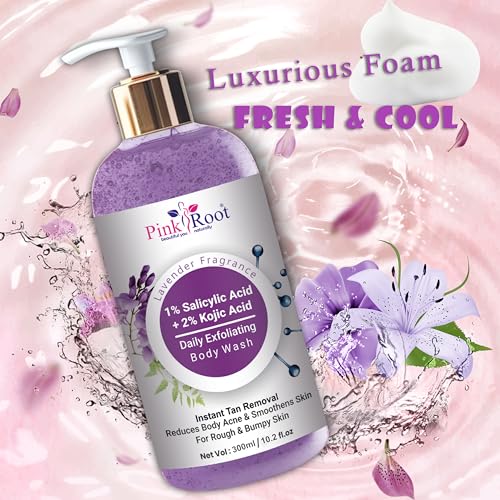 Image of Pink Root Salicylic Body Wash for Clear, Smooth Skin - improves texture, and leaves your skin feeling fresh, soft,visibly healthier after every wash. Ideal for daily use.